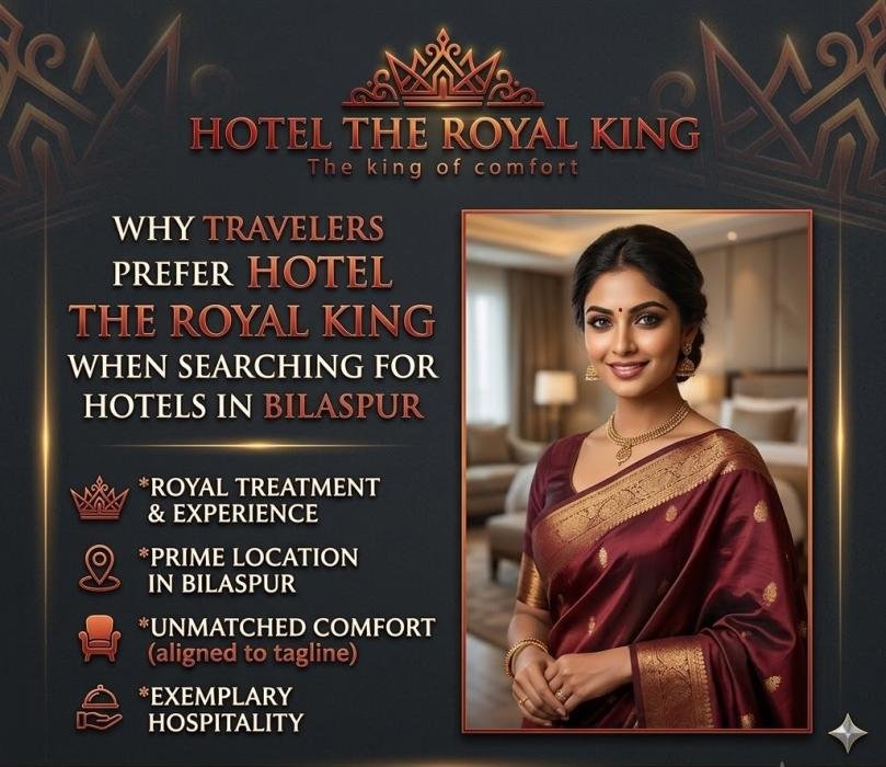 Why Travelers Prefer Hotel The Royal King When Searching for Hotels in Bilaspur